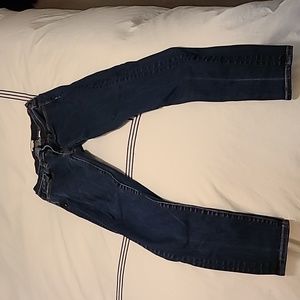 Dark blue denim JCrew skinny jeans
